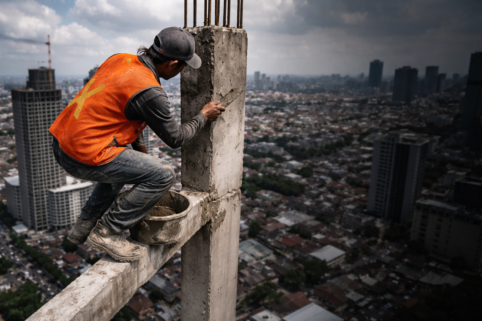Bahaya Pekerja Ketinggian Tanpa Sistem Pijakan Aman
