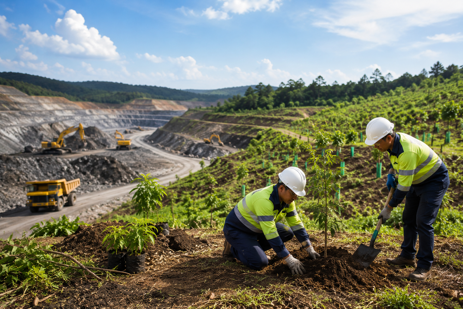 Reklamasi Progresif dalam Operasi Pertambangan Modern