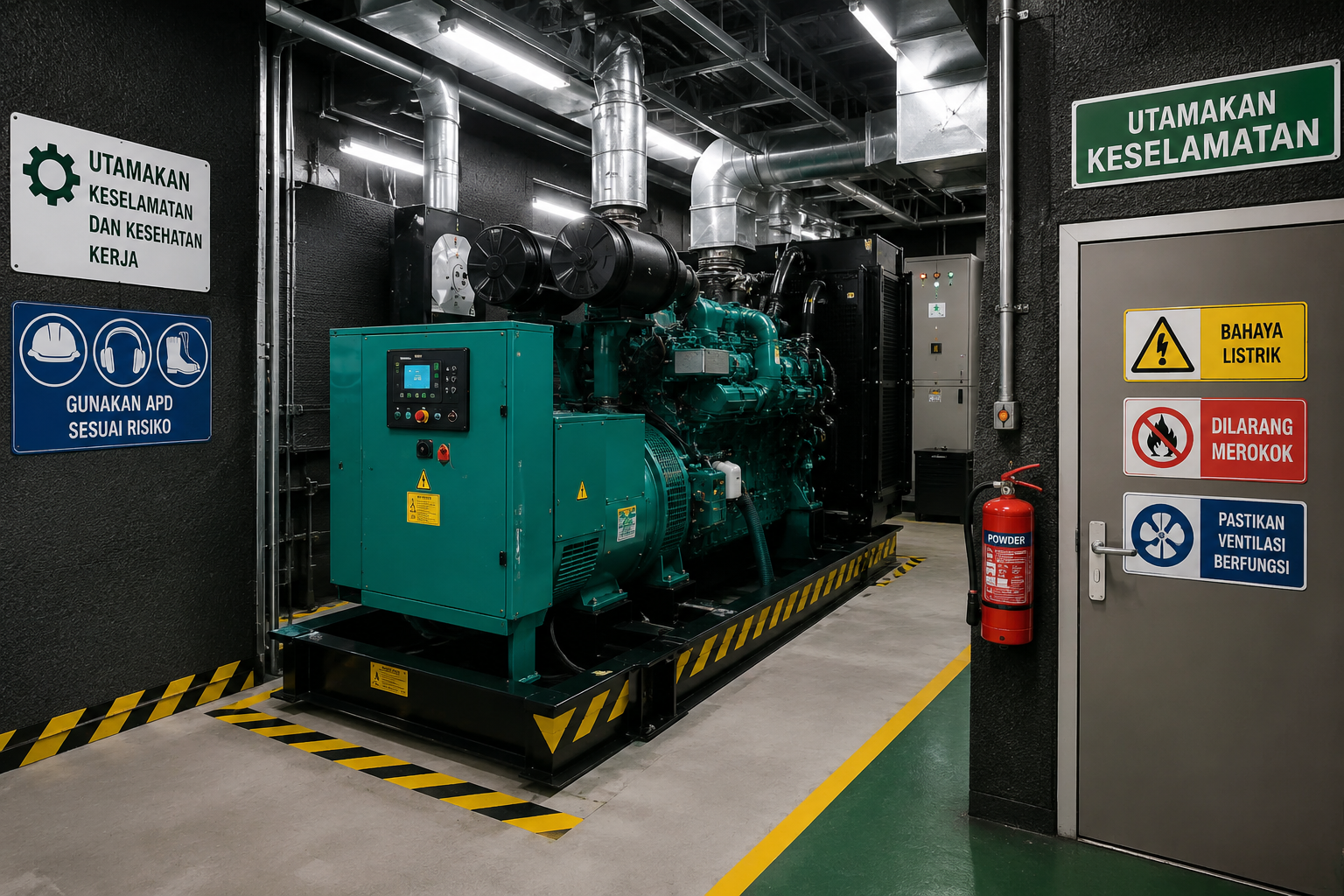 Standar Keselamatan Ruang Mesin Genset