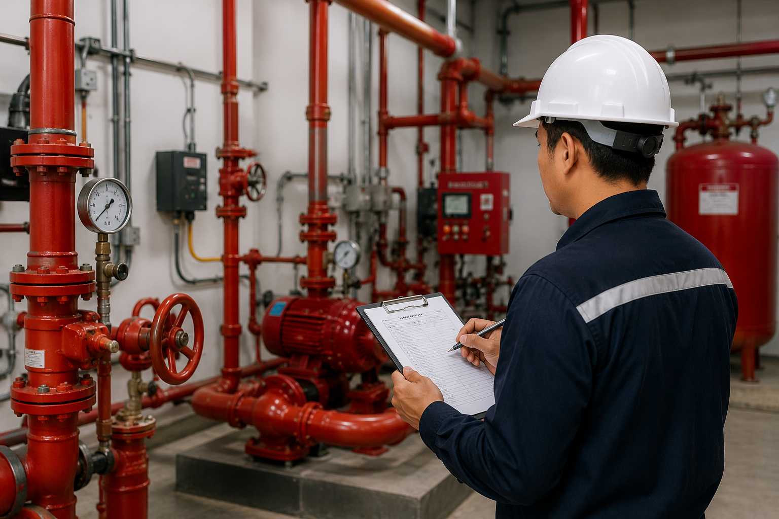 Evaluasi Sistem Keamanan Gedung oleh Fire Safety Manager