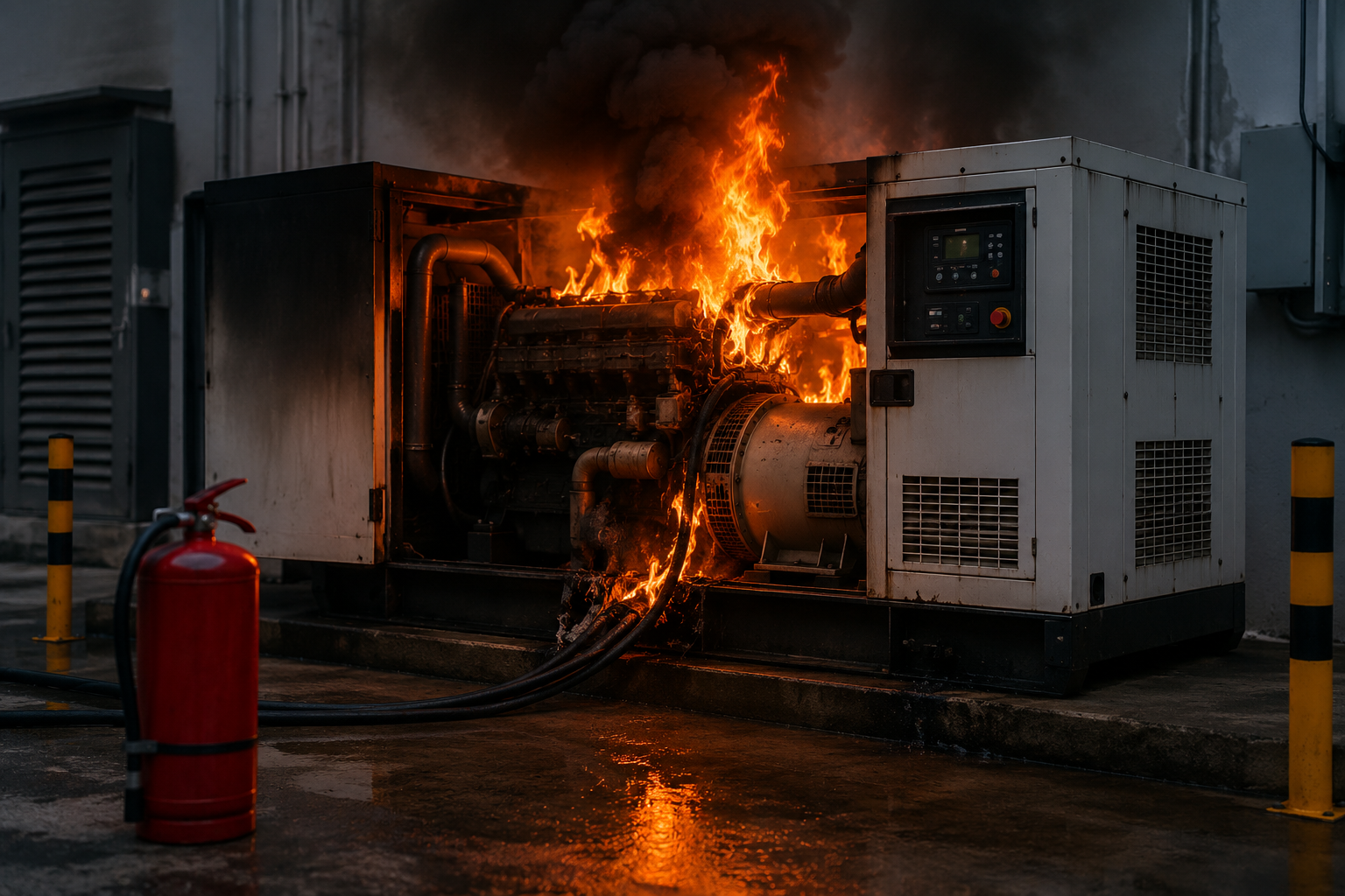 Risiko Kebakaran pada Genset