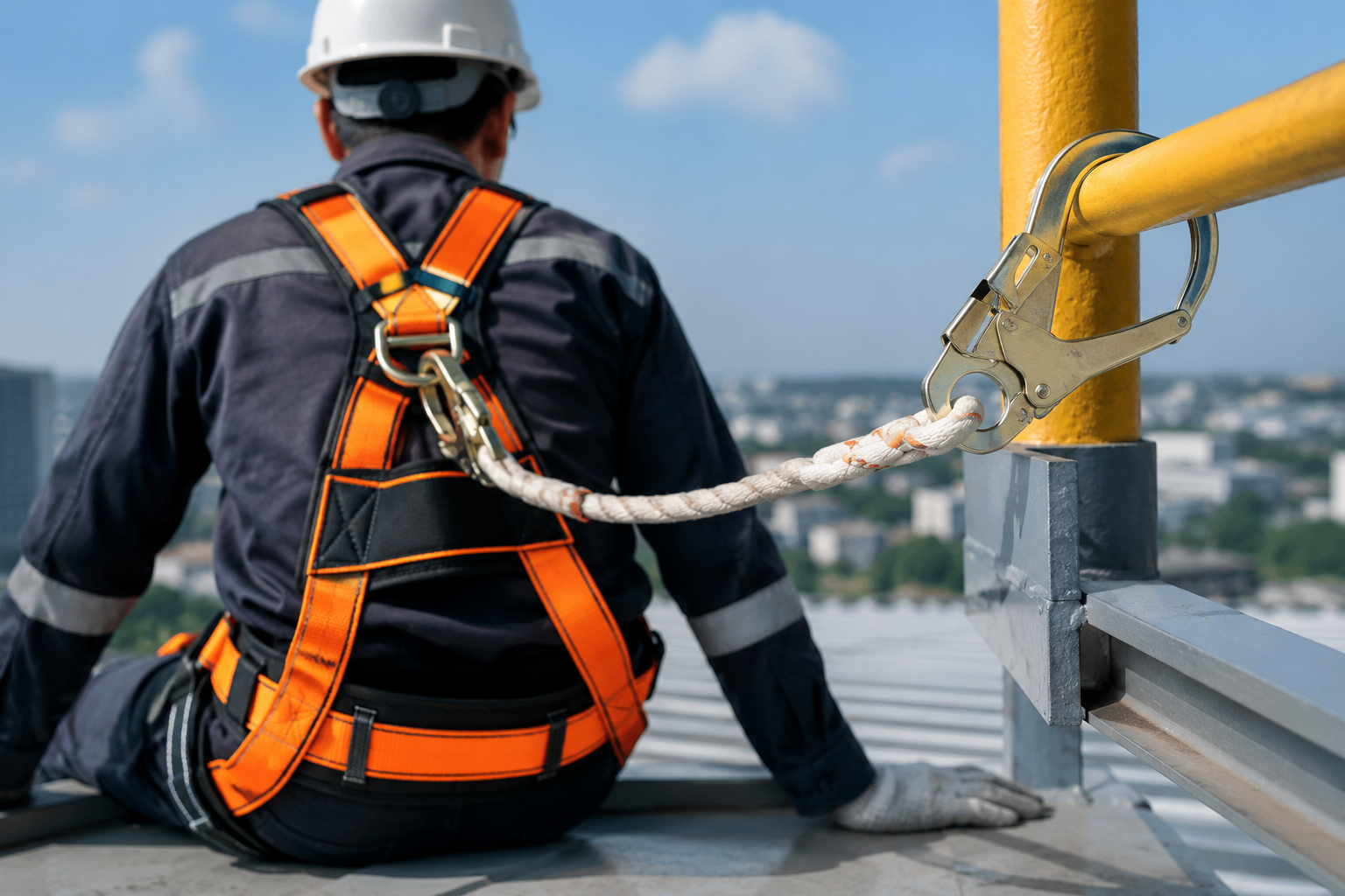Penggunaan Hook Body Harness yang Tepat