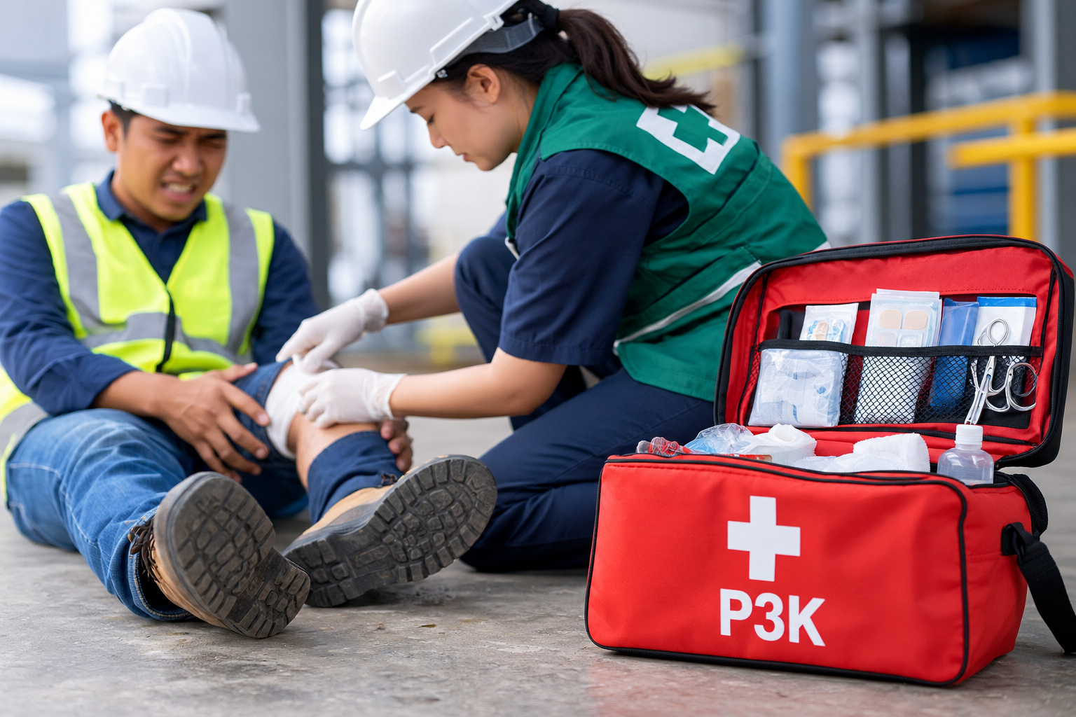 Kotak P3K Kosong Saat Kecelakaan Kerja? Petugas P3K Wajib Tahu Hal Ini!