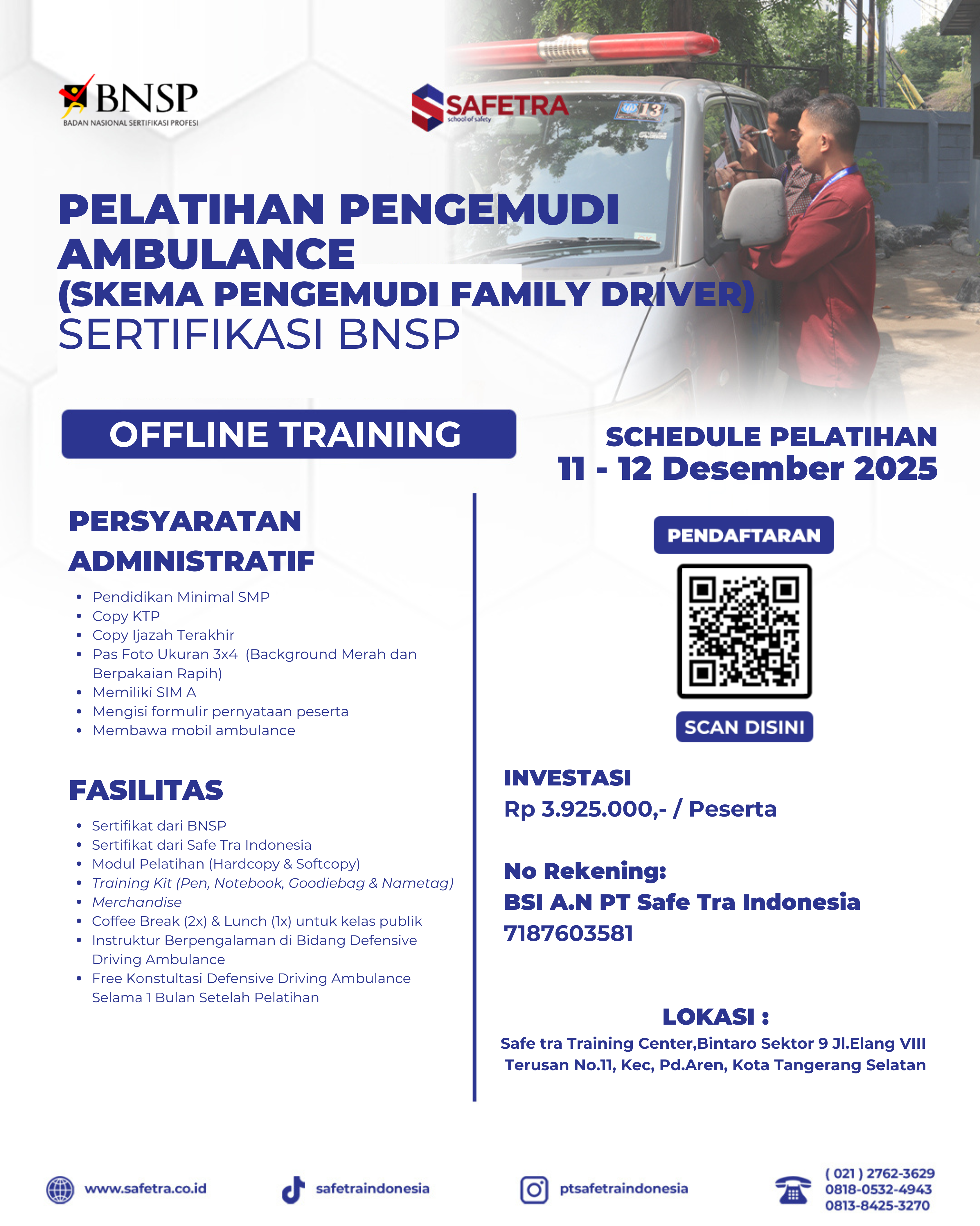 Pelatihan DDT Ambulance Desember 2025