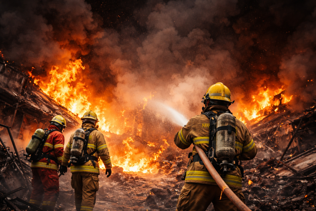 Tantangan Petugas Penanggulangan Kebakaran Melawan Api dan Waktu